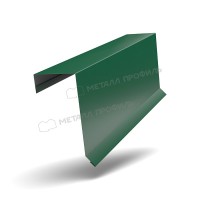 МеталлПрофиль Планка торцевая кровельная FASTCLICK 65х130х2000 NormanMP (ПЭ-01-6005-0.5)