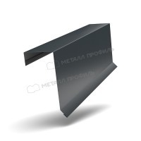 МеталлПрофиль Планка торцевая кровельная FASTCLICK 65х130х2000 NormanMP (ПЭ-01-7016-0.5)