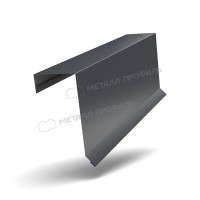 МеталлПрофиль Планка торцевая кровельная FASTCLICK 65х130х2000 (PURMAN-20-7024-0.5)
