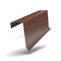 МеталлПрофиль Планка торцевая кровельная FASTCLICK 65х130х2000 (PURMAN-20-8017-0.5)