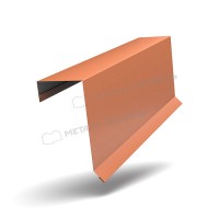 МеталлПрофиль Планка торцевая кровельная FASTCLICK 65х130х2000 (VikingMP E-20-8004-0.5)