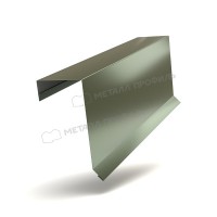 МеталлПрофиль Планка торцевая кровельная FASTCLICK 65х130х2000 (PURMAN-20-Tourmalin-0.5)