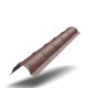 МеталлПрофиль Планка конька круглого R110х2000 (MattMP-20-8017-0.5)