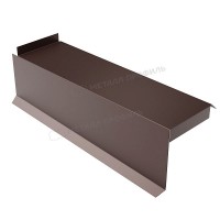 МеталлПрофиль Планка сегментная торцевая левая 350 мм (PURMAN-20-RR32-0.5)