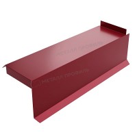 МеталлПрофиль Планка сегментная торцевая правая 400 мм NormanMP (ПЭ-01-3005-0.5)