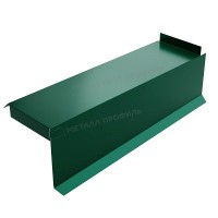 МеталлПрофиль Планка сегментная торцевая правая 350 мм NormanMP (ПЭ-01-6005-0.5)