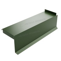 МеталлПрофиль Планка сегментная торцевая правая 400 мм (PURETAN-20-RR11-0.5)