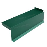 МеталлПрофиль Планка сегментная торцевая правая 400 мм (PURMAN-20-6005-0.5)