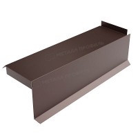 МеталлПрофиль Планка сегментная торцевая правая 350 мм (PURMAN-20-RR32-0.5)