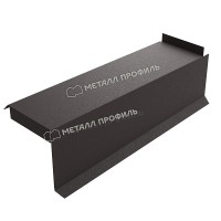 МеталлПрофиль Планка сегментная торцевая правая 400 мм (VALORI-20-Violet-0.5)