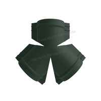 МеталлПрофиль Y-образный тройник для круглого конька R110 (PURETAN-20-RR11-0.5)