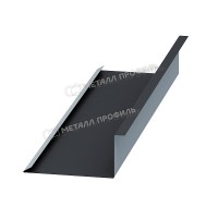 МеталлПрофиль Планка примыкания нижняя 250х122х2000 (PURETAN-20-RR23-0.5)
