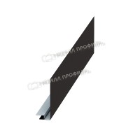 МеталлПрофиль Планка карнизного свеса сложная 250х50х2000 (PURETAN-20-8017-0.5)