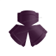 МеталлПрофиль Y-образный тройник для круглого конька R110 (VALORI-20-Violet-0.5)