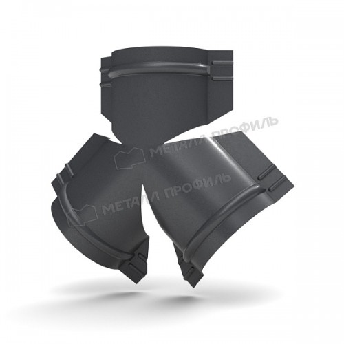 МеталлПрофиль Y-образный тройник для круглого конька R110 (MattMP-20-7024-0.5)