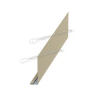 МеталлПрофиль Планка карнизного свеса 250х50х3000 NormanMP (ПЭ-01-1015-0.5)