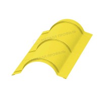 МеталлПрофиль Планка конька круглого R110х2000 NormanMP (ПЭ-01-1018-0.5)