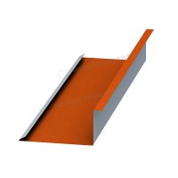 МеталлПрофиль Планка примыкания нижняя 250х122х2000 NormanMP (ПЭ-01-2004-0.5)