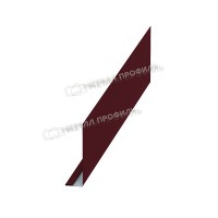 МеталлПрофиль Планка карнизного свеса 250х50х3000 NormanMP (ПЭ-01-3005-0.5)