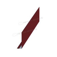 МеталлПрофиль Планка карнизного свеса 250х50х2000 NormanMP (ПЭ-01-3011-0.5)