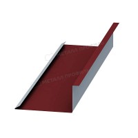 МеталлПрофиль Планка примыкания нижняя 250х122х2000 NormanMP (ПЭ-01-3011-0.5)