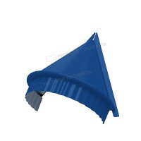 МеталлПрофиль Заглушка конька круглого конусная NormanMP (ПЭ-01-5005-0.5)