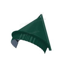 МеталлПрофиль Заглушка конька круглого конусная NormanMP (ПЭ-01-6005-0.5)