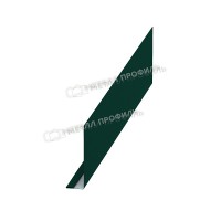 МеталлПрофиль Планка карнизного свеса 250х50х3000 NormanMP (ПЭ-01-6005-0.5)