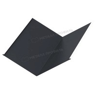МеталлПрофиль Планка ендовы нижняя 298х298х2000 NormanMP (ПЭ-01-7024-0.5)