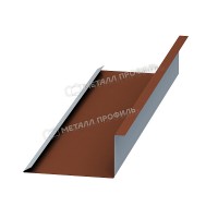 МеталлПрофиль Планка примыкания нижняя 250х122х2000 (VikingMP E-20-8004-0.5)