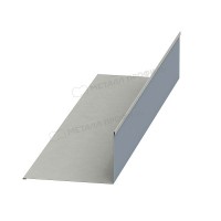 МеталлПрофиль Планка примыкания верхняя 250х147х2000 NormanMP (ПЭ-01-9002-0.5)