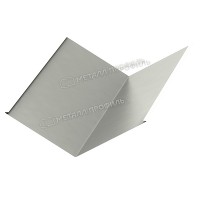 МеталлПрофиль Планка ендовы нижняя 298х298х2000 (ПЭ-01-9002-0.45)