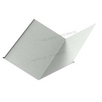 МеталлПрофиль Планка ендовы нижняя 298х298х2000 NormanMP (ПЭ-01-9003-0.5)