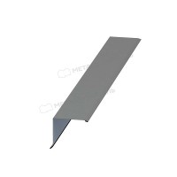 МеталлПрофиль Планка торцевая 95х120х2000 NormanMP (ПЭ-01-9006-0.5)