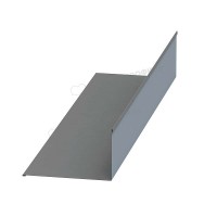 МеталлПрофиль Планка примыкания верхняя 250х147х2000 NormanMP (ПЭ-01-9006-0.5)