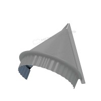МеталлПрофиль Заглушка конька круглого конусная NormanMP (ПЭ-01-9006-0.5)