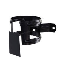 Держатель трубы МЕТАЛЛ ПРОФИЛЬ PURMAN BLACK EDITION D100 (на дерево) Ral 9005