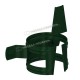 Держатель трубы (на дерево) МЕТАЛЛ ПРОФИЛЬ Foramina PUR D100 Ral 6005