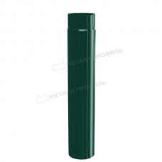 Труба водосточная МЕТАЛЛ ПРОФИЛЬ Foramina PUR D100х3000 Ral 6005