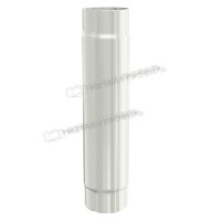 Труба соединительная МЕТАЛЛ ПРОФИЛЬ GRANDSYSTEM D90х1000 Ral 9010