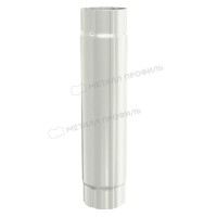 Труба соединительная МЕТАЛЛ ПРОФИЛЬ Foramina PUR D100х1000 Ral 9010