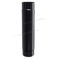 Труба соединительная МЕТАЛЛ ПРОФИЛЬ PURMAN BLACK EDITION D100х1000 Ral 9005