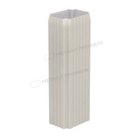 Труба водосточная МЕТАЛЛ ПРОФИЛЬ БЮДЖЕТ 76х102х2000 Ral 9003