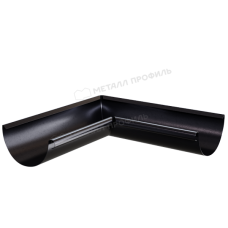 Угол желоба внутренний МЕТАЛЛ ПРОФИЛЬ PURMAN BLACK EDITION D125 Ral 9005