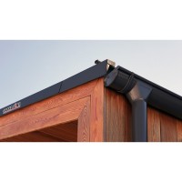 Крюк длинный GL PU 125 мм RAL 7024 мокрый асфальт