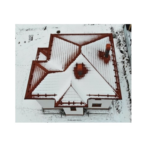 Металлочерепица классик 0,5 Satin Matt RAL 8004 терракота