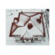 Металлочерепица классик 0,5 Satin Matt RAL 8004 терракота