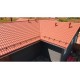 Металлочерепица классик 0,5 Satin Matt RAL 8004 терракота