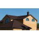 Металлочерепица классик Grand Line 0,5 PurLite Matt RAL 8017 шоколад
