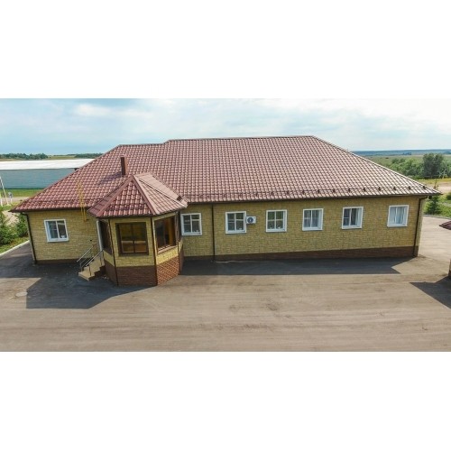 Металлочерепица "Камея" ("Kamea") в01 0,5 Сатин матовый RAL 3005 красное вино